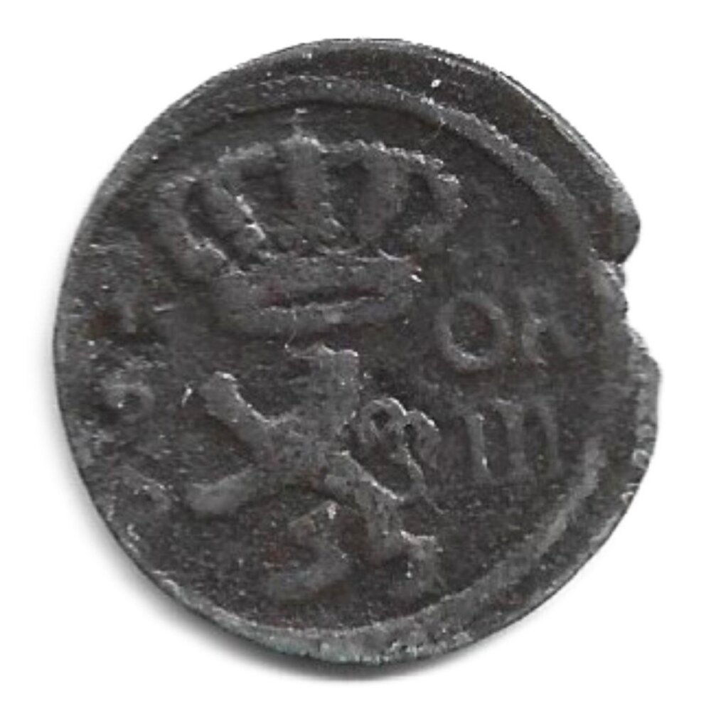 1708 Sweden 1/6 Or Coin (b218)